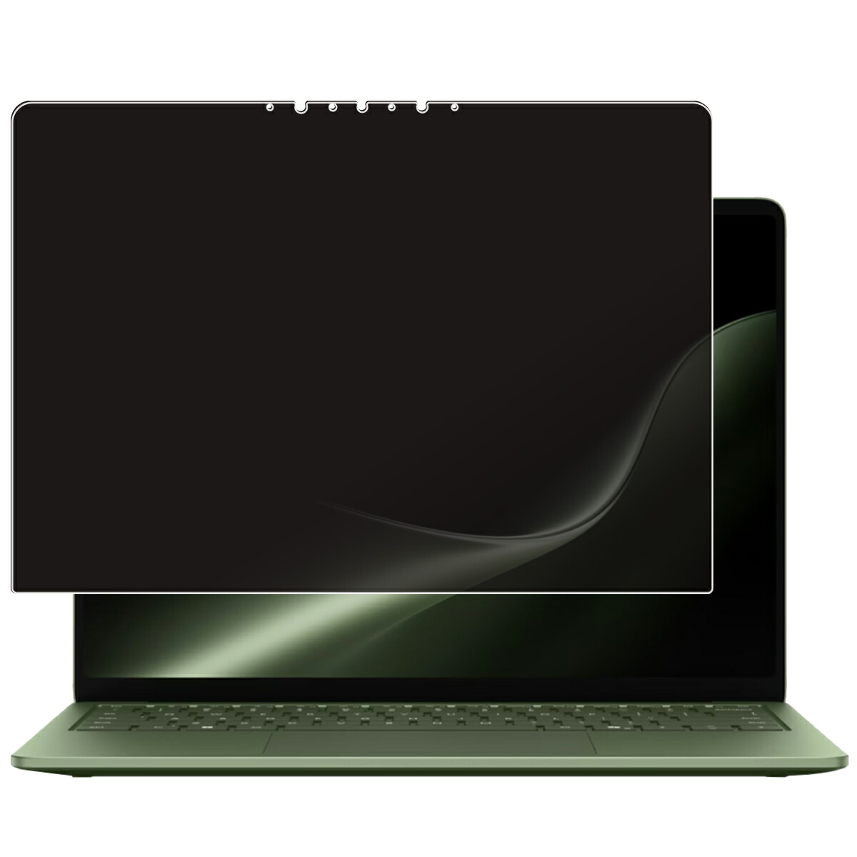 Microsoft Surface Laptop 第7世代 Copilot+ PC 13.8インチ 用 [N35] 4way のぞき見防止 プライバシー保護 画面に貼る 液晶 保護 フィルム ★ マイクロソフト サーフェス ラップトップ コパイロット プラス ピーシー