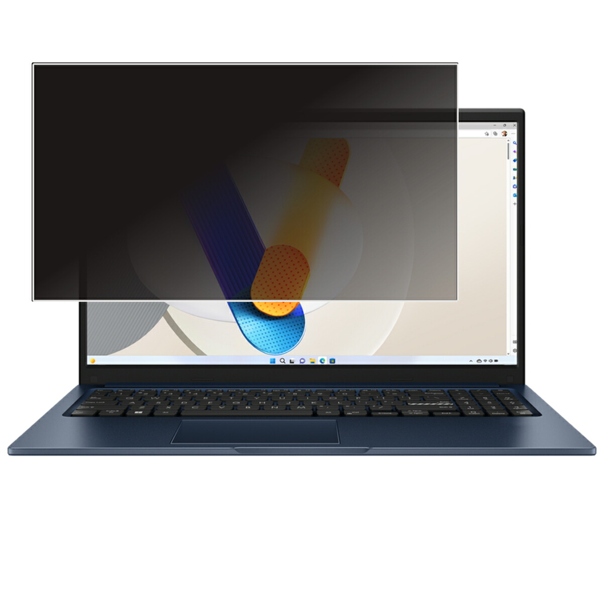 ASUS Vivobook 15 X1504 2024年モデル 用 [N40] 4way のぞき見防止 プライバシー保護 画面に貼る 液晶 保護 フィルム ★ エイスース ビボブック フィフティーン エックス｜モバイルマスター