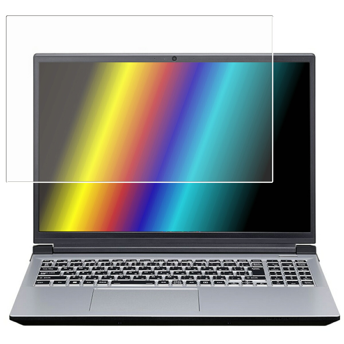 【2枚セット】マウス DAIV R6 2024年7月モデル 用 [N40] 高機能 反射防止 スムースタッチ 抗菌 液晶 保護 フィルム ★ Mouse Computer ダイブ アールシックス