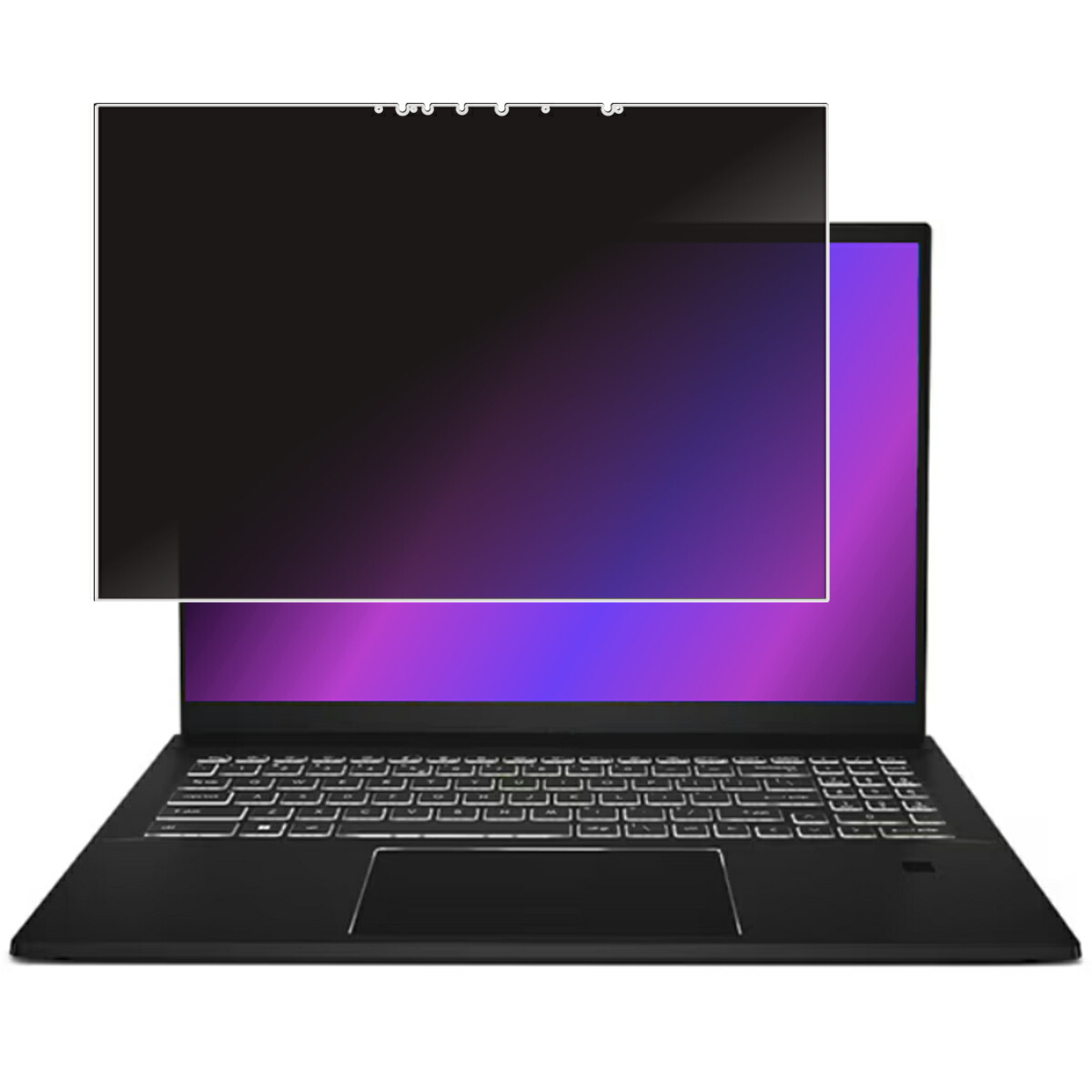 【2枚セット】MSI Summit E16 AI Studio A1V 2024年モデル 用 [400-280] 4way のぞき見防止 プライバシー保護 画面に貼る 液晶 保護 フィルム ★ エムエスアイ サミット イーシックスティーン エーアイ スタジオ エーワンブイ