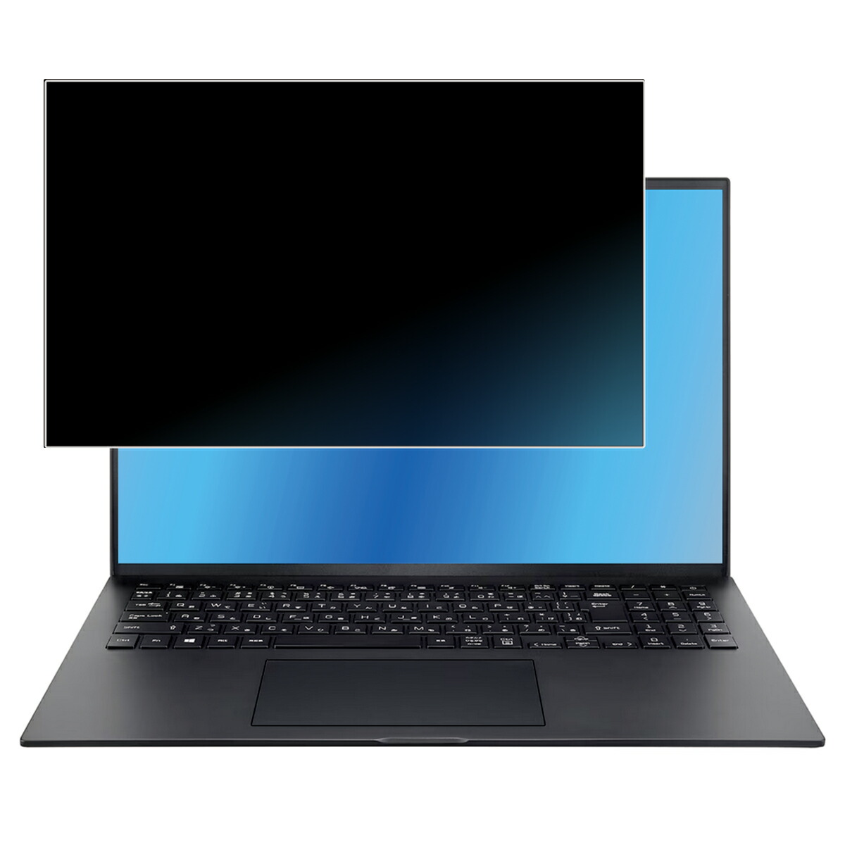 【2枚セット】【着脱式】 LG gram 16Z90RU 2025年モデル 用 [N40] 用 2way プライバシー保護 フィルター 着脱タイプ ★ エルジー エレクトロニクス グラム