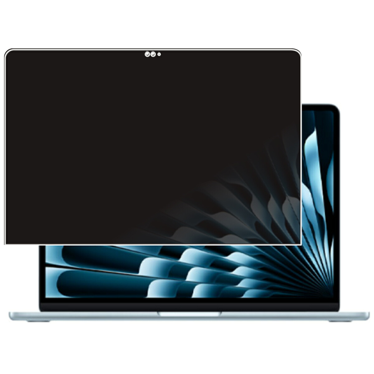【2枚書き割り】MacBook Air M4 2025 13in 用 [N35] 4way のぞき見押しとどめる 秘め事防御すること 画面に貼る 液晶 防御すること 写真フィルム ★ アップル マック読みもの 大気圏 エムフォー