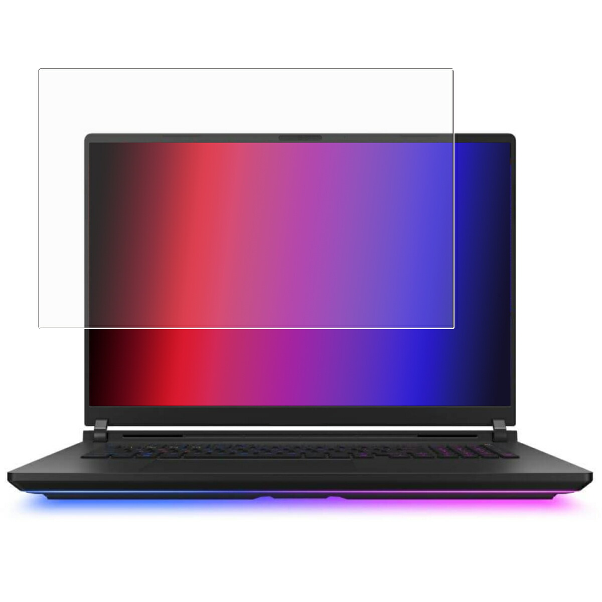 【2枚セット】ASUS ROG Strix SCAR 18 (2025) G835 用 [400-280] 安心の5大機能 衝撃吸収 ブルーライト カット 液晶 保護 フィルム 反射防止 抗菌 気泡レス ★ エイスース アールオージー ストリクス スカー エイティーン