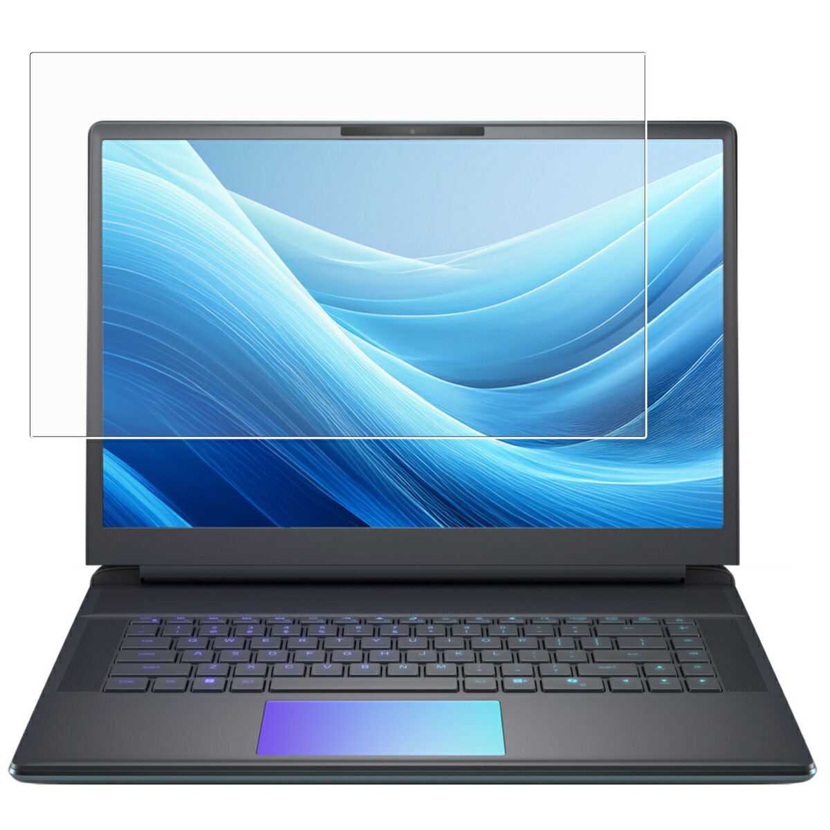 【2枚セット】Dell Alienware 16 Area-51 AA16250 2025年モデル 用 [N40] 安心の5大機能 衝撃吸収 ブルーライト カット 液晶 保護 フィルム 反射防止 抗菌 気泡レス ★ デル エイリアンウェア シックスティーン エリア