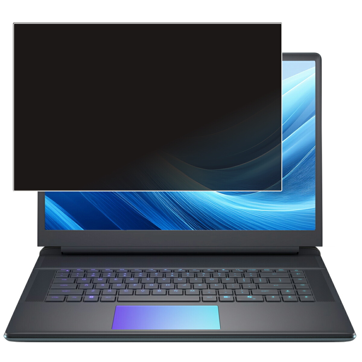 【2枚セット】Dell Alienware 16 Area-51 AA16250 2025年モデル 用 [N40] 4way のぞき見防止 プライバシー保護 画面に貼る 液晶 保護 フィルム ★ デル エイリアンウェア シックスティーン エリア