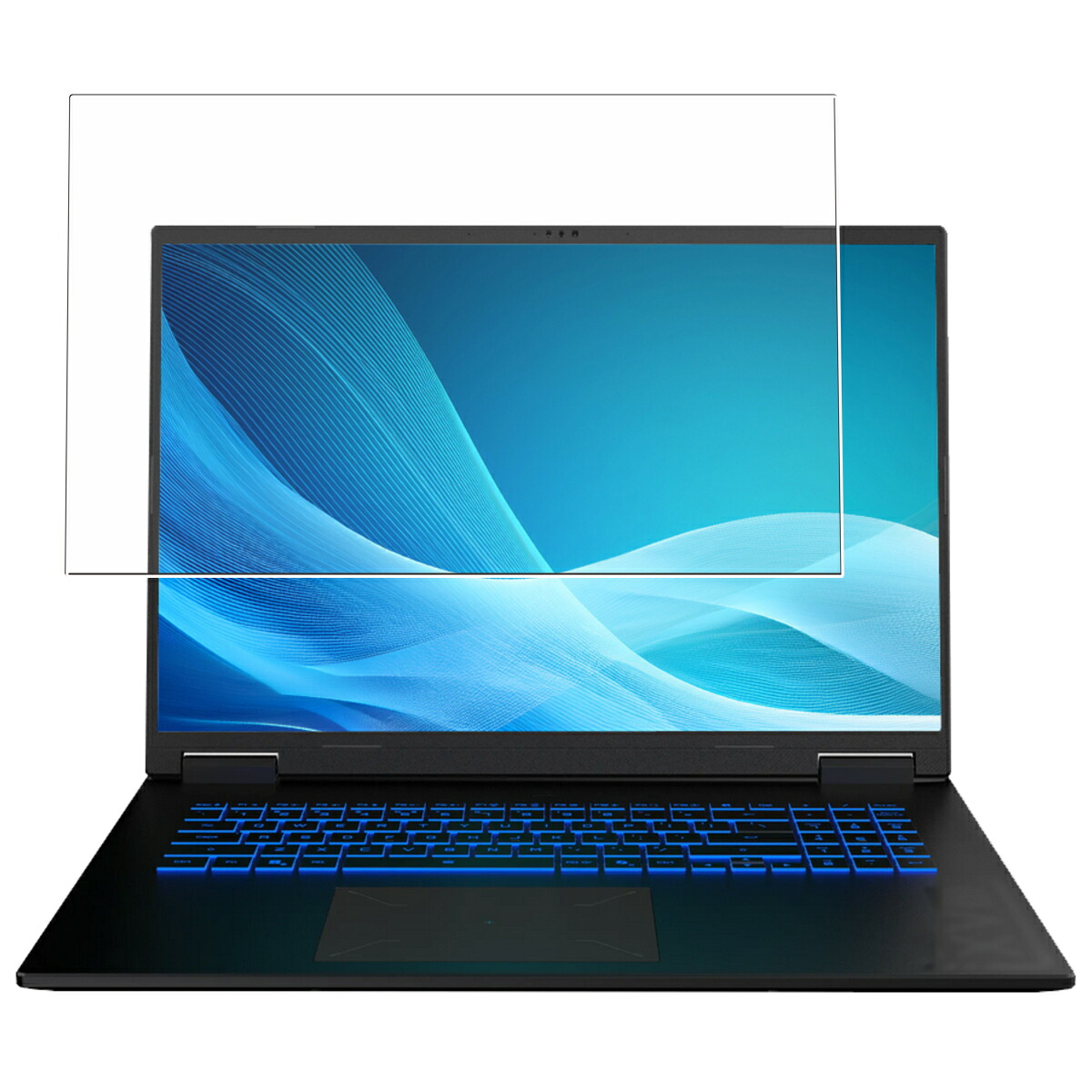 【2枚セット】GIGABYTE GAMING A18 GA83H 2025年モデル 用 [400-280] 高硬度 9H ブルーライトカット クリア 液晶 保護 フィルム ★ 強化 ガラスフィルム と同等の 高硬度9H フィルム ギガバイト ゲーミング エーエイティーン