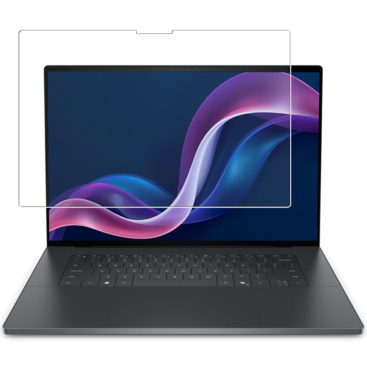 【2枚セット】Dell XPS 16 DA16260 2026年モデル 用 [N40] 高硬度 9H ブルーライトカット クリア 液晶 保護 フィルム ★ 強化 ガラスフィルム と同等の 高硬度9H フィルム デル エックスピーエス シックスティーン