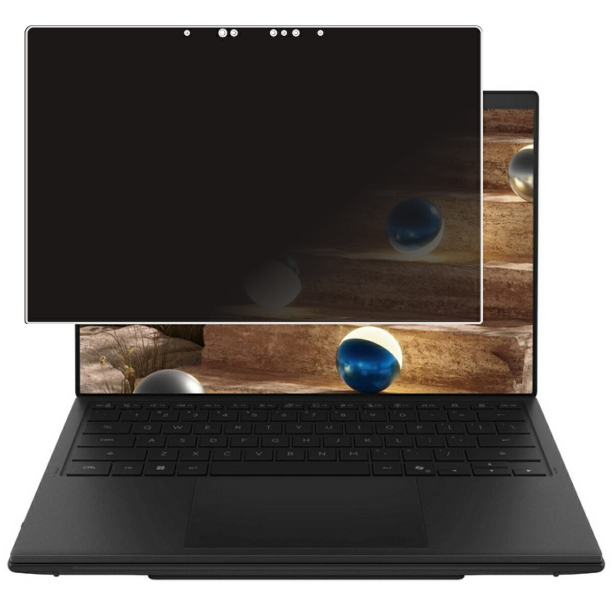 ASUS Zenbook DUO UX8407 2026年青写真 用 [N35] 4way のぞき見押しとどめる 秘め事保護すること 画面に貼る 液晶 保護すること 写真フィルム ★ エイスース ゼンブック 二人組