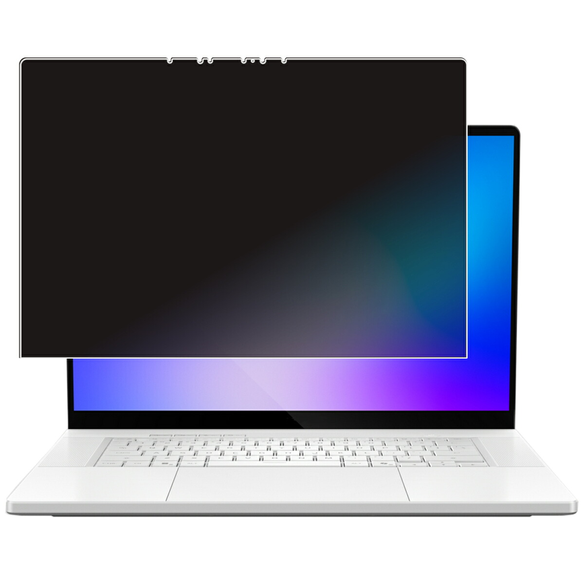 【2枚書き割り】ASUS ROG Zephyrus G16 (2026) GU606 用 [N40] 2way のぞき見押しとどめる 非公開保護すること せつ然たる手合い 画面に貼る 液晶 保護すること 写真フィルム ★ エイスース アール底抜け騒ぎ ゼフィルス ジーシックスティーン