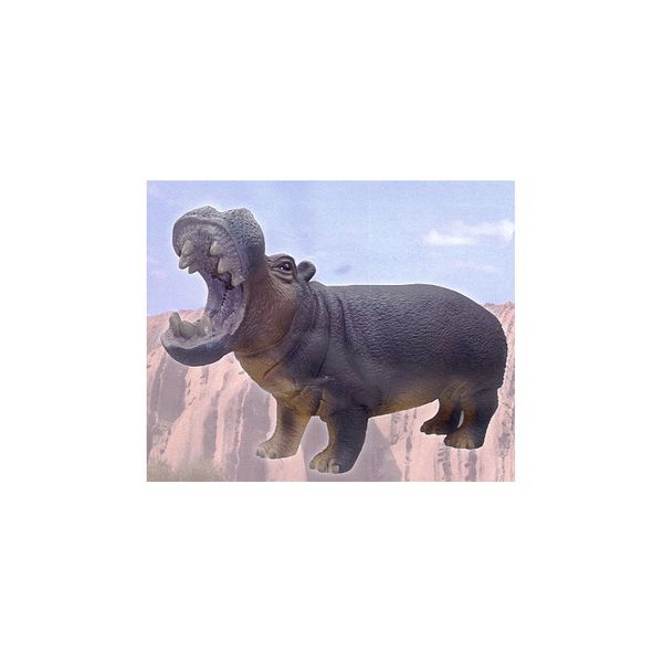 楽天市場 ソフビアニマル どうぶつ王国よりカバ １個エイコープライズ クレーンゲーム動物 アニマル ソフビフィギュア モデルベースｚ