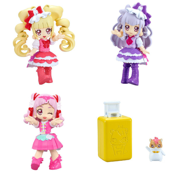 送料無料 ｈｕｇっと プリキュアぷりきゅ とタウンぷりきゅ と パート２ 全４種バンダイキャンディトイ モデルベースｚ