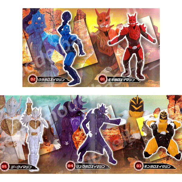 楽天市場 仮面ライダー電王がんばれ イマジンズ2 全5種バンダイガチャポン ガシャポン ガチャガチャ モデルベースz
