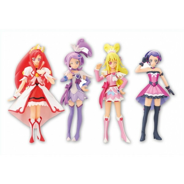 楽天市場 ドキドキ プリキュアキューティーフィギュアパート２ 全４種バンダイキャンディトイ 食玩 モデルベースｚ