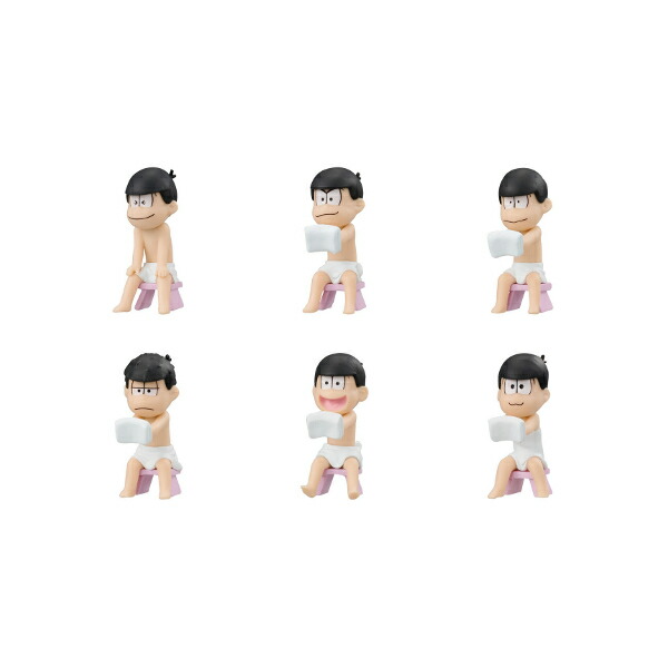 おそ松さんお風呂のおそ松さん 全６種バンダイフィギュア お風呂場 おそ松くん 赤塚不二夫ガチャポン ガシャポン ガチャガチャ モデルベースｚ