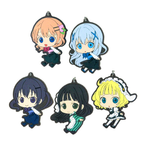 楽天市場 期間限定 特価商品 ご注文はうさぎですか ふりむきゅんラバーマスコット 全５種システムサービスごちうさ ｔｖアニメ第２期コロコロ ｋｏｒｏｋｏｒｏis The Order A Rabbit ガチャポン ガシャポン ガチャガチャ モデルベースｚ