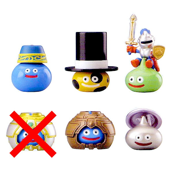Dragon Quest gashapon figure Bandai Slime 5