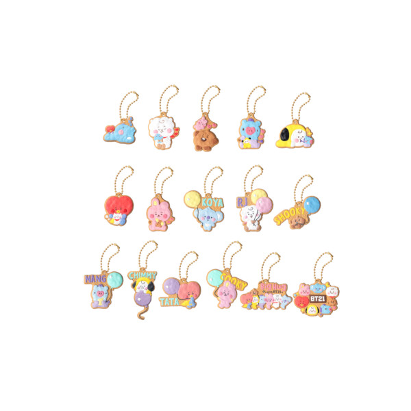 BT21 フィギュア 8体セット 楽天市場】送料無料 エンスカイ BT21 フィギュアパペット 8個