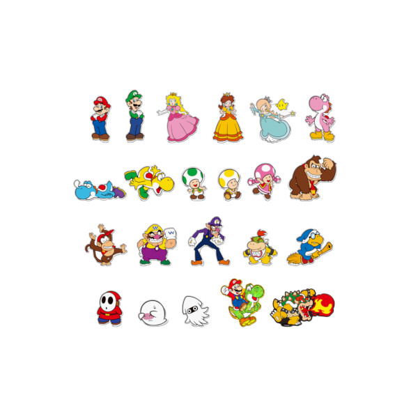 スーパーマリオワンダー パネルクリップスタンド 箱入り BOX 16