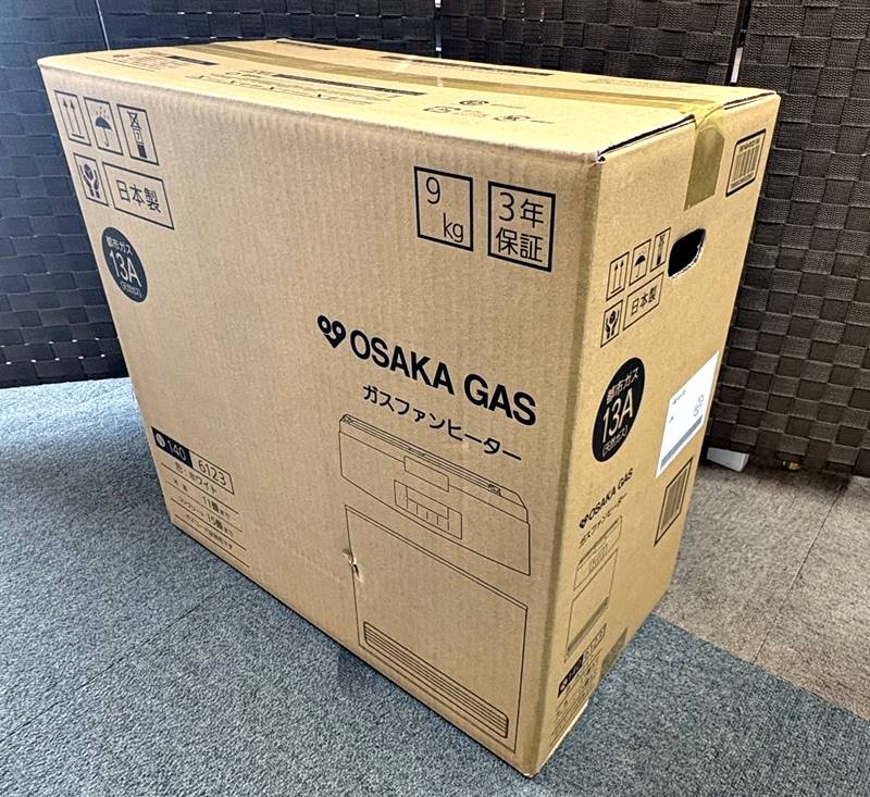 楽天市場】大阪ガス ガスファンヒーター 11畳 15畳 都市ガス ホワイト