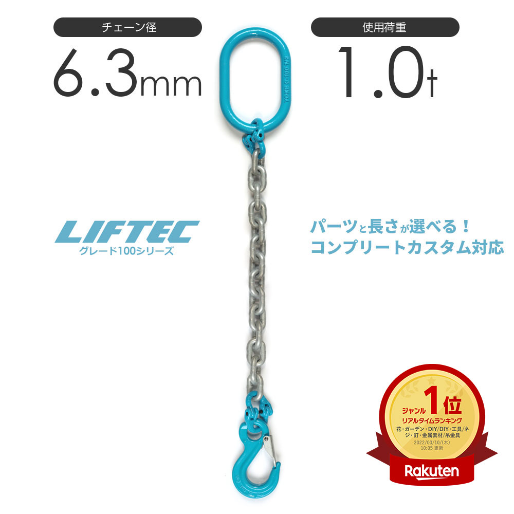 楽天市場】2本吊りチェーンスリング 特注WEBカスタム 使用荷重