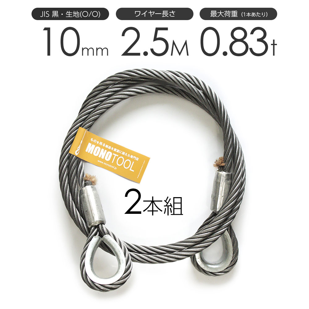 国産JIS品。2セット。ワイヤースリング 　新品未使用 1420100250-2-cc_1.jpg