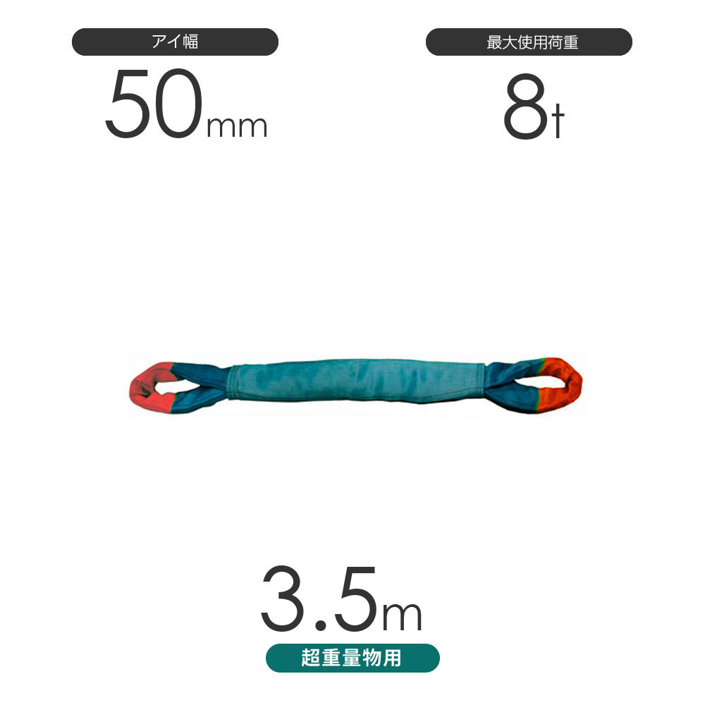 楽天市場】国産ソフトスリング 両アイ 3.2t x 3.0m JIS規格相当品