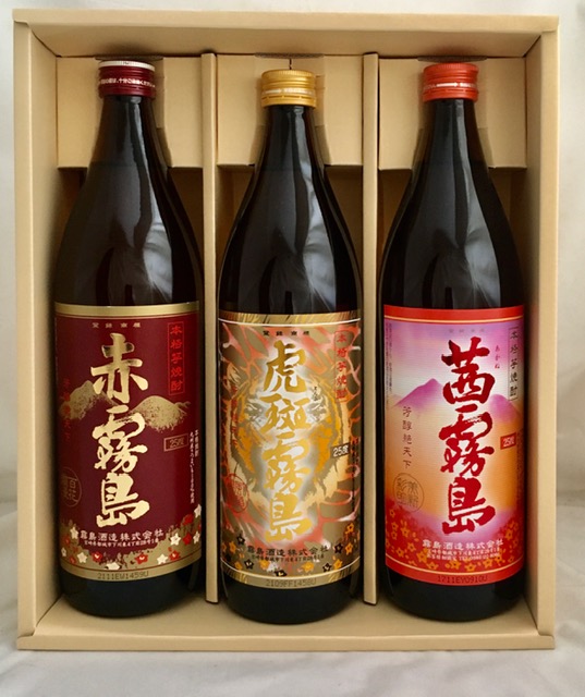 楽天市場】霧島酒造 飲み比べセット 赤霧島・黒霧島・白霧島25度