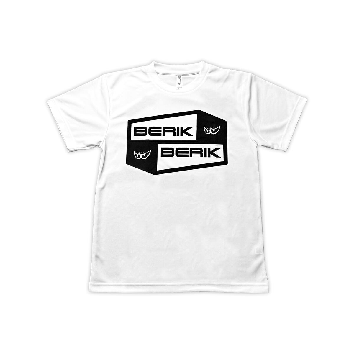 【新作】BERIK ベリック プリント Tシャツ T-247211-BK WHITE カジュアルライン 【バイク用品】