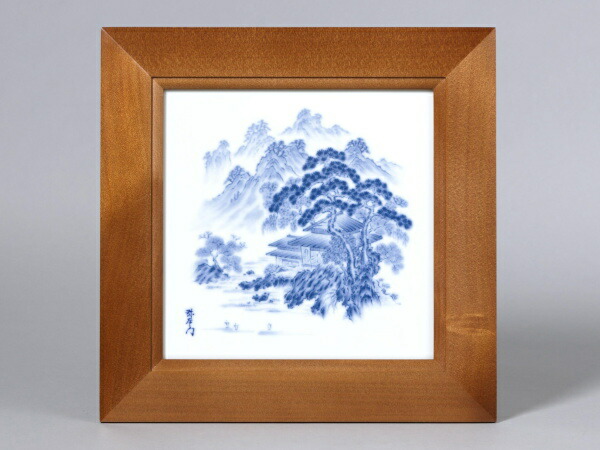 楽天市場】有田焼 中村一代作夜桜 磁器陶額 : 有田焼赤絵町