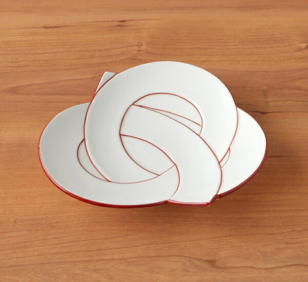 楽天市場】有田焼 赤釉 螺旋皿 : 有田焼や心器