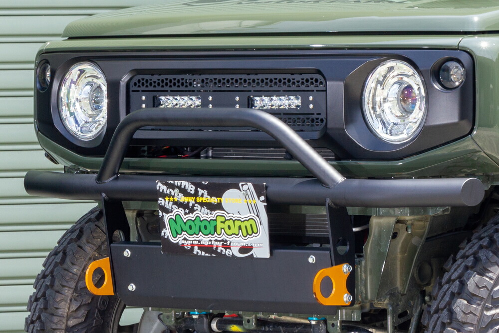 のぶ スズキ オフロードバンパー スチール製 楽天市場】ジムニー JB64W