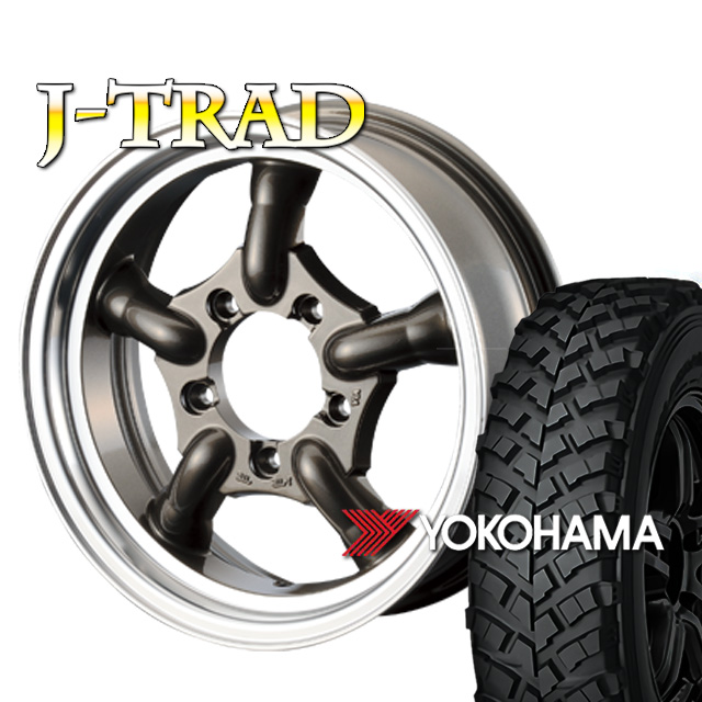楽天市場】J-TRAD ゴールド DCリム 16×5.5J/5H+20 4本SET : モーター 