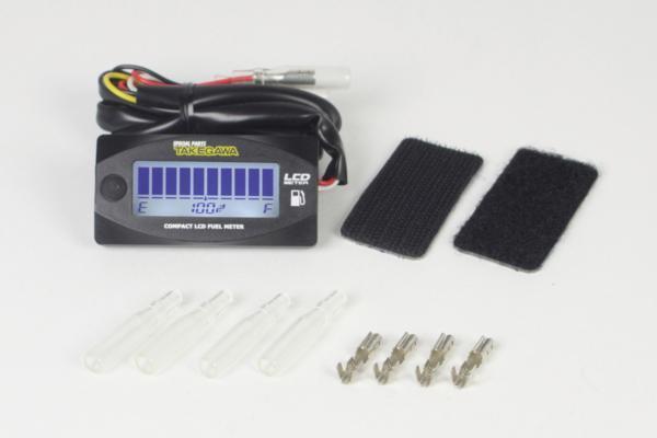 武川　FUEL METER(LEDバックライト付) 新品、未使用 バイク 燃料計 後付け 52mm 汎用 車オートバイ 燃料レベル