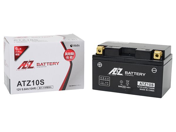 【送料無料】 AZバッテリー/ATZ10-S