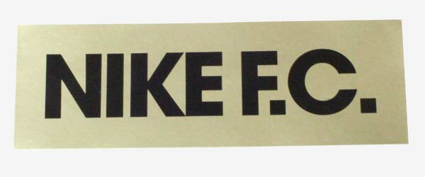 楽天市場 訳あり 希少 ナイキ エフシー ロゴ ステッカー 金 黒 Nike F C Sticker ゴールド Gold フットボール Fc サッカー Com 企業 シール 新品 エムズカンパニー