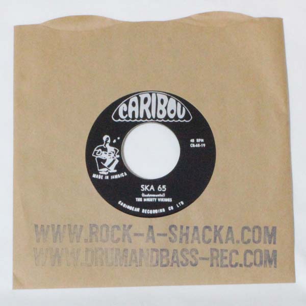 貴重 THE MIGHTY VIKNGS SKA 65 UP & DOWN CARIBOU 7インチ ROCK A SHACKA DRUM&BASS リイシュー レコード スカ キラー ネコポス 新品