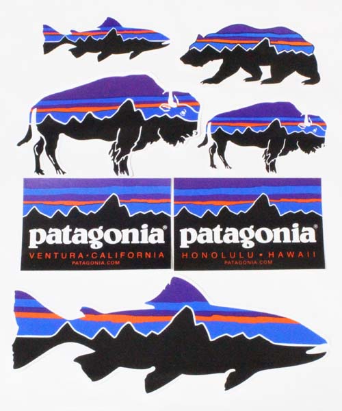 楽天市場】訳あり パタゴニア ステッカー 8種セット PATAGONIA