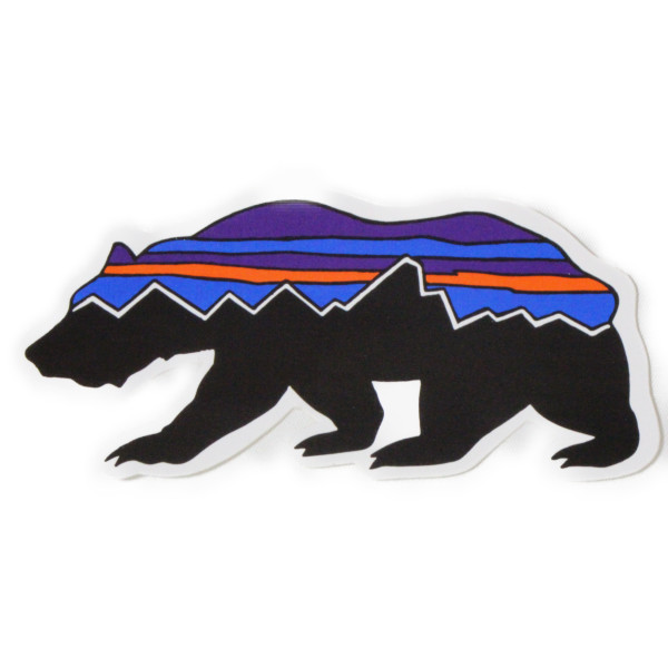 楽天市場 パタゴニア ステッカー フィッツロイ ベア Patagonia Fitzroy Bear 熊 クマ ベアー アニマル シール デカール Sticker メール便 同梱可 エムズカンパニー