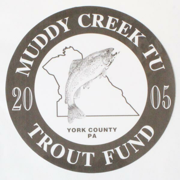 【楽天市場】訳有 マッディクリーク 2005 ステッカー 茶 Trout Unlimited MUDDY CREEK TU STICKER
