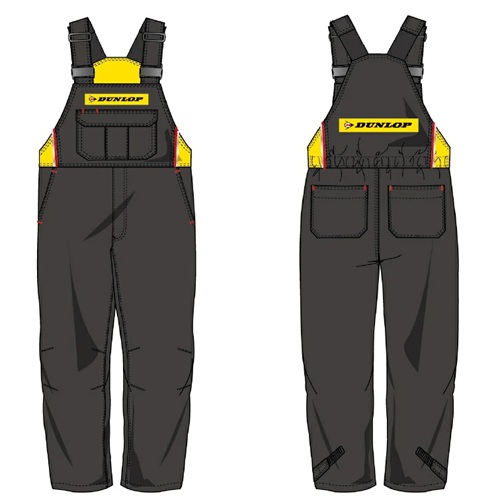 スピード出荷 ダンロップ DUNLOP SP-3 作業ウエア サロペット モータースポーツサロペット ワーキングウエア メカニックツナギ 作業ツナギ 管理T｜BIKER&rsquo;S STATION MTR