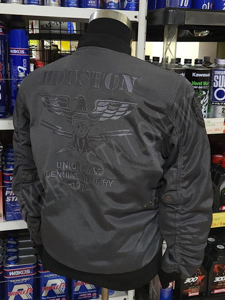 HOUSTON ヒューストン HTVA-2611S MA-1 メッシュジャケット ガンメタル 春夏ジャケット ツーリングジャケット ライディングジャケット バイクジャケット 管理T｜BIKER&rsquo;S STATION MTR 17,235円