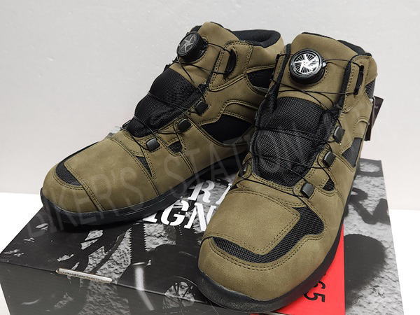 SIERRA DESIGNS シェラデザイン SD5020W ダイヤル式ミッドカットスポーツ オリーブ 防水 バイクシューズ ライディングシューズ ライディングスニーカー 管理T|BIKER’S STATION MTR