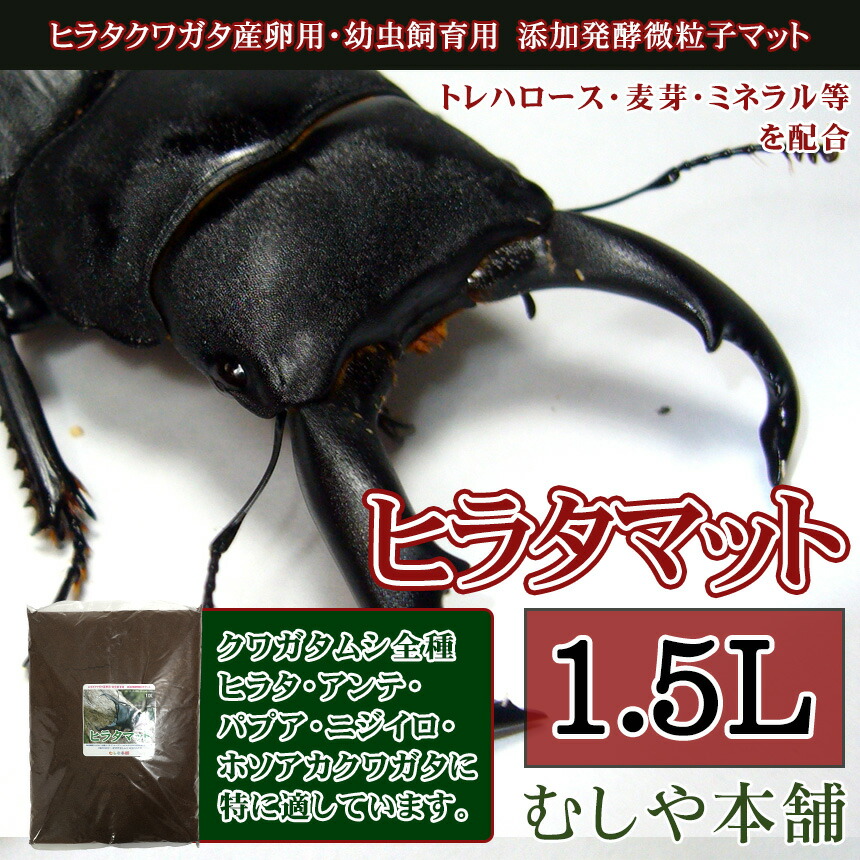 セール品 2.5発酵マット10L クワガタ幼虫の餌 modultech.pl