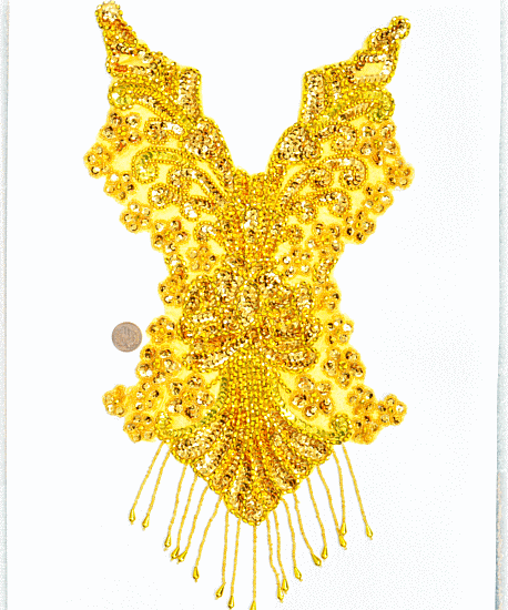 楽天市場 スパンコール モチーフ ワッペン 約39cm 1枚 ゴールド 材料 スパン ビーズ キラキラ ポイントコスチューム チア バトン 新体操 手作り 手芸 ハンドメイド 手作り工房 ｍｙ ｍａｍａ