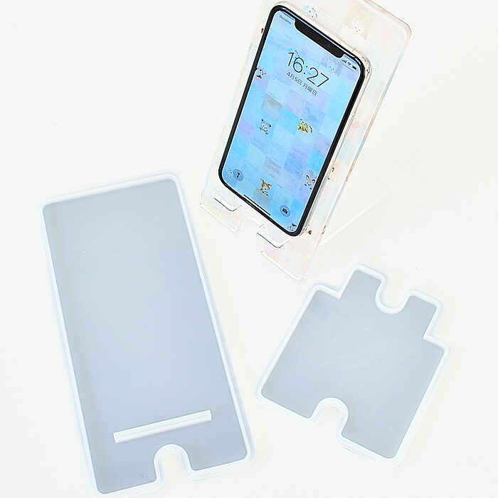 楽天市場 シリコン モールド スマホ スタンド 本体 21 4 10 3cm 足 11 9 10 3cm おしゃれ 充電 卓上 2液性 エポキシ レジン Uvレジン レジン液 Uv Led 型 デスクワーク クラフト 手芸 ハンドメイド 手作り 手作り工房 ｍｙ ｍａｍａ