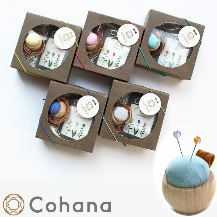楽天市場】（完売しました） Cohana とんぼ玉の待針 さくら