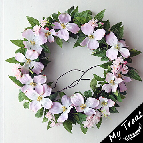 楽天市場】ダリアリース アートフラワー(造花) プリザーブドフラワー