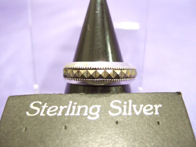 横浜最新 シルバー 925SILVER銀♪魅惑の甲丸マーカサイトリング 8〜17号 メンズレディース 送料220円指輪b14z