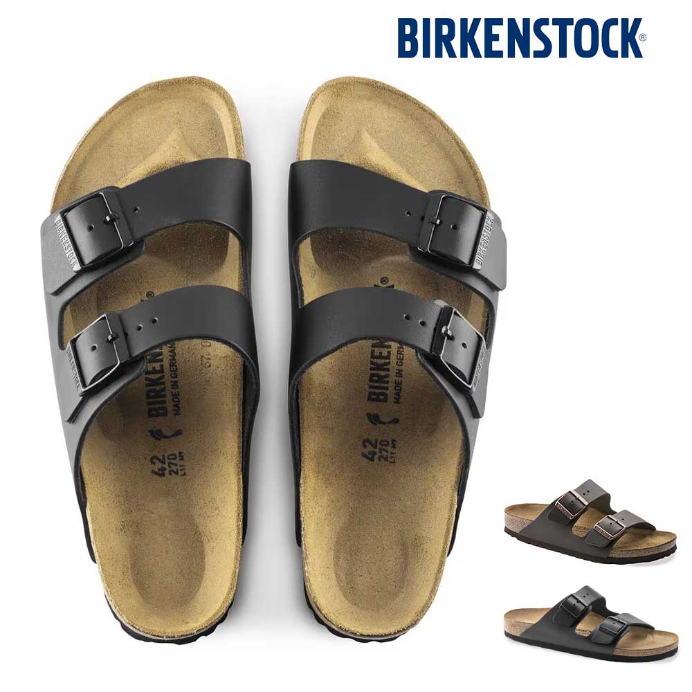 ビルケンシュトック サンダル アリゾナ メンズ レギュラー幅 レディース 2本ベルト スムースレザー 本革 Birkenstock Arizona NL