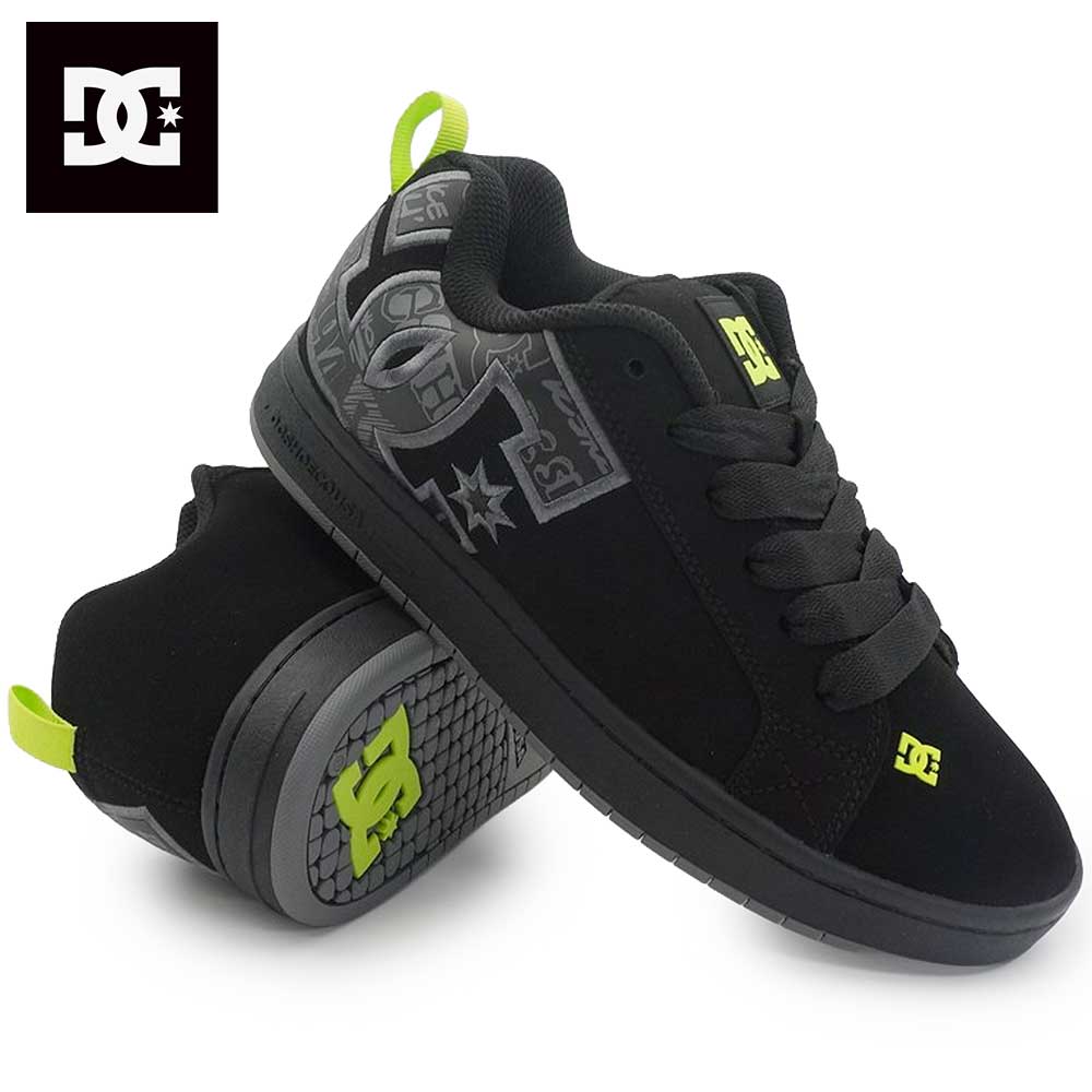 DC shoes スニーカー メンズ COURT GRAFFIK ディーシーシューズ DM261018 ビッグロゴ スエード DC SHOES COURT GRAFFIK 26春夏新作